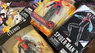 MARVEL LEGENDS - Spider-Man- Accross The Spider-verse Figures! + Spider-Man 2 Miles Morales & NWH!