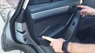 Remove Rear Door Panel Toyota 4Runner 2003-2009