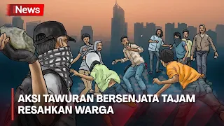 Aksi Tawuran Remaja Bersenjata Tajam Resahkan Warga di Kampung Melayu