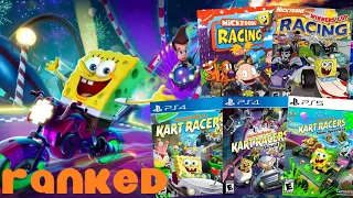 Ranking EVERY Nickelodeon Racing Game WORST TO BEST (Top 7 Games)