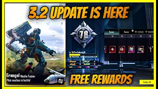 FREE LEVEL REWARDS IN 3.2 UPDATE / 3.2 UPDATE IS HERE / HOW TO LEVEL UP COLLECTION ( BGMI )