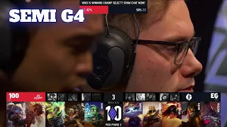 100 vs EG - Game 4 | Semi Finals S12 LCS Summer 2022 | 100 Thieves vs Evil Geniuses G4