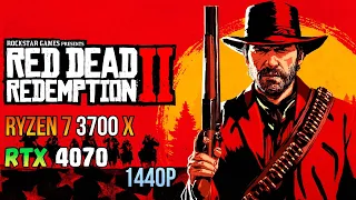 Red Dead Redemption 2 Benchmark 1440p - Ryzen 7 3700X + GeForce RTX 4070 12GB