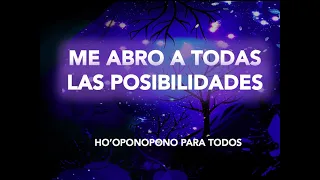 Hooponopono para abrir caminos Me abro a todas las posibilidades Divinidad pasa tú primero