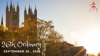 26th Sunday In Ordinary Time - September 25, 2022 - Basilica of Our Lady Immaculate