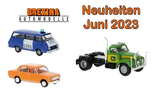 🚗 Die Brekina Modellauto Neuheiten Juni 2023 | Spur H0