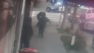 Surveillance video - SF officer involved shooting