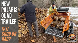 New Bannon Trailer For Trail Work - Perfect Utility Trailer For My Polaris Sportsman 570 Quad