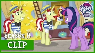 Twilight Uncovers the Truth behind Flim and Flam's U (Friendship University) | MLP: FiM [HD]