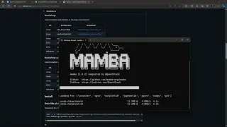 Install Mamba and create a Python environment with QGIS and PCRaster