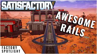 Inspirational Rail Design | Satisfactory Fan Factory Tour