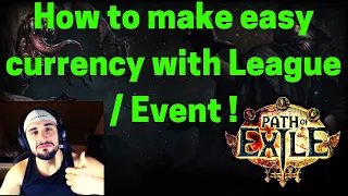 How to make easy Currency with League / Event on POE ! ( Path of Exile )