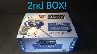 OPC PLATINUM 🏒 HOBBY BOX ROUND 2 OF 2021-22 O-Pee-Chee Platinum Hockey #hockeycards #opcplatinum