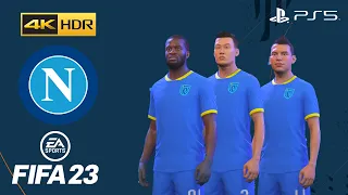 FIFA 23 on PS5 - NAPOLI FC - PLAYER FACES AND RATINGS - 4K60FPS GAMEPLAY