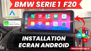 Ajout écran android avec carplay et Android auto sans fil BMW SERIE 1 F20/F21