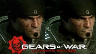 Gears of War: Ultimate Edition Xbox One vs PC Cutscene Graphics Comparison