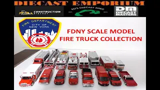 FDNY Fire Department of New York 1:64 Scale Diecast Fire Truck Collection April 2021