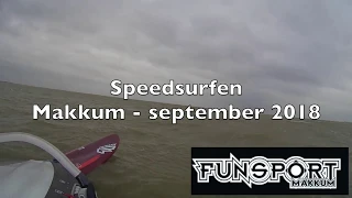 Speedsurfen Makkum 11 september 2018