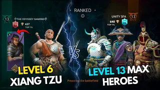 How Powerful Xiang tzu is ? 😱 Low Level Xiang tzu vs Max level heroes💥|| Shadow Fight 4 Arena