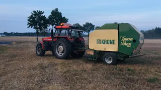 Prasowanie słomy 2022 & Krone Vario Pack 1800 & Ursus 1614