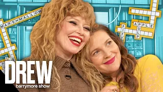 Natasha Lyonne and Drew Test Their Crossword Skills to Win Ice Cream for the Audience