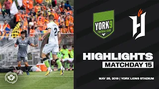 HIGHLIGHTS | York9 FC vs Forge FC [Game 15, May 25]