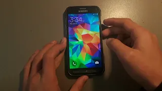 Samsung Galaxy S5 Active startup and shutdown