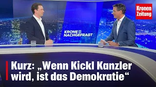 Kurz: „Wenn Kickl Kanzler wird, ist das Demokratie“ | krone.tv NEWS