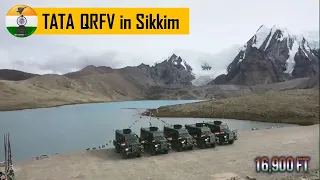 Indian Army inducts the Quick Reaction Fighting Vehicle (QRFV) in North Sikkim #iaf