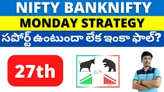 Nifty & BankNifty Intraday Predictions for 27th March తెలుగు లో