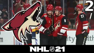 NHL 21- Franchise Mode - YEAR 1 SIM - Arizona Coyotes Ep 2 (2020)