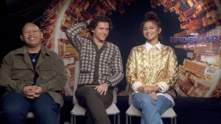 TOM HOLLAND, ZENDAYA and JACOB BATALON on secret talents and SPIDER-MAN!