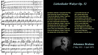 Liebeslieder Waltzes, Opus 52.  Johannes Brahms. Robert Shaw Chorale