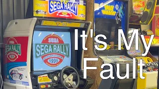 I Broke My Sega Rally Arcade Machine