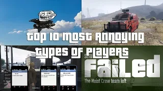 GTA Online Top 10 Most Annoying Types Of Players 2019