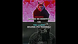 Death vs Tai Lung - #dreamworks #pussinboots #kungfupanda #series #shorts