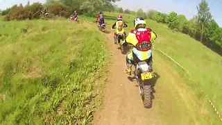 Lap one TBEC Enduro  Abbottsley  12-05-24 epic track on the KTM 525 EXC