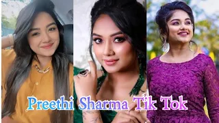 Latest Tik Tok Collection of Preethi Sharma | Chithi 2 Venba Cute Tik Tok | Preethi Sharma