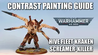 Contrast Painting Guide: Screamer-Killer from Leviathan in Hive Fleet Kraken Colors