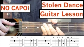 Milky Chance - "Stolen Dance" Guitar Tutorial Easy Lesson