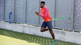 Umtiti working hard on recovery