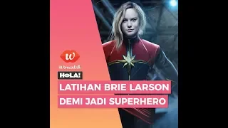 Latihan Brie Larson Demi Jadi Superhero