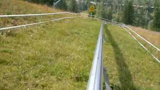 Luge d' été à la Colmiane