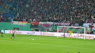 dfb pokal: RB Leipzig - Bayern (25/10/2017), Lewandowski goal in penalty shootout | DynekTV