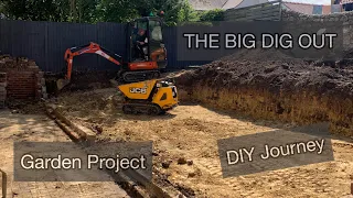 Starting the Garden Project - Removing 160 tonnes - The BIG DIY Dig Out