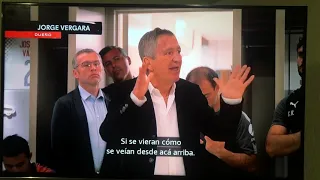 Tremenda caga… (regaño) de Jorge Vergara a los jugadores… Cómo se extraña 😢