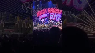 Josh Groban Great Big Radio City Show (2/14/20)