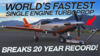 Demolishing a 20 Year Old Record - Fastest Single Engine Turboprop | Turbulence #5