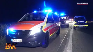 MANV Alarm auf der Autobahn: Schwerer Crash auf der A46 bei Erkelenz | 04.06.2022