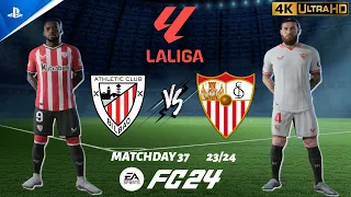 FC 24 - Athletic Bilbao vs. FC Sevilla | LaLiga Matchday 37 23/24 | PS5 [4K 60FPS]